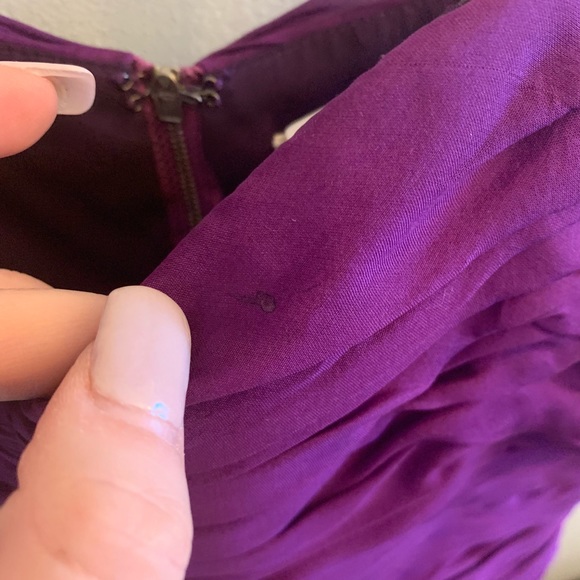 •Rebecca Taylor• Ruched Ruffled Dress - Picture 6 of 8